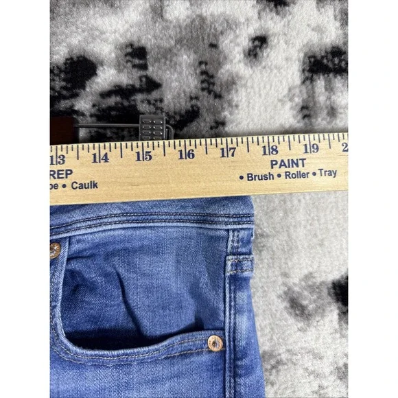 American Eagle Kick Boot Jeans Womens SIze 16 SHORT Hippie Cowgirl Boho Rodeo - Picture 5 of 15